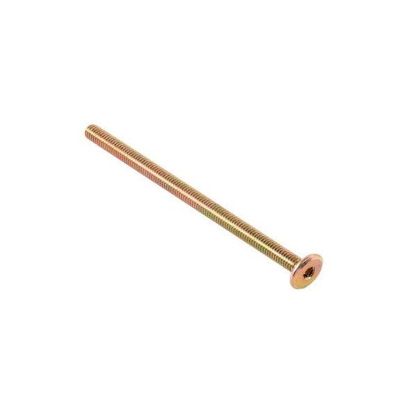 FURNITURE BOLT M6X100 YELLOW. 20 PCS