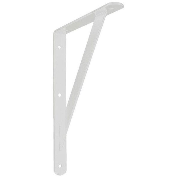 SHELF BRACKET WITH SUPPORT 400X250 WHITE