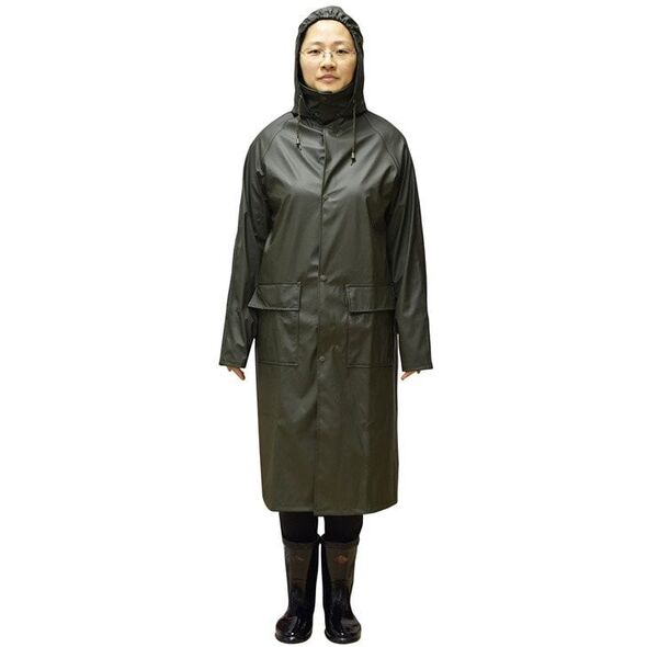 RAIN COAT PU LONG WJ1U00G SIZE L