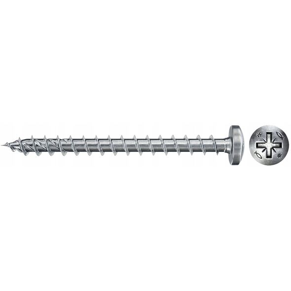 Βίδες ξύλου με στρογγυλή κεφαλή FPF II PZF 4.0x40, Fischer 200 τεμ.