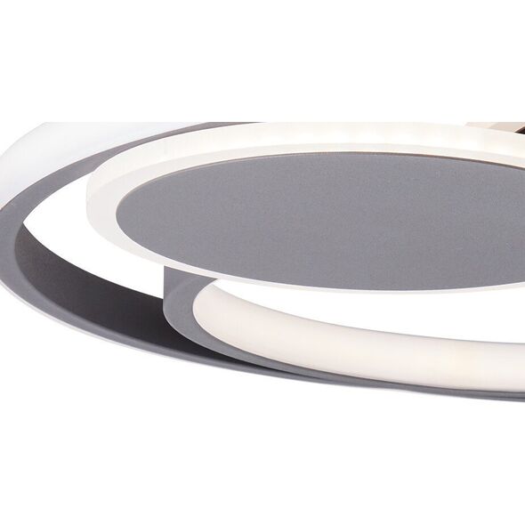 Φωτιστικό οροφής LED BRILLIANT RUNDA, 43 W, 4300 lm, 3000-6000 K, γκρι, o50 x 7 cm, με τηλεχειριστήριο