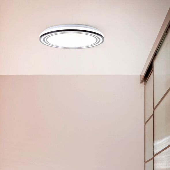 Φωτιστικό οροφής LED BRILLIANT KOBANA, 36W, CCT 3000-6500K, 3800lm, DIM, O49x7cm, με τηλεχειριστήριο