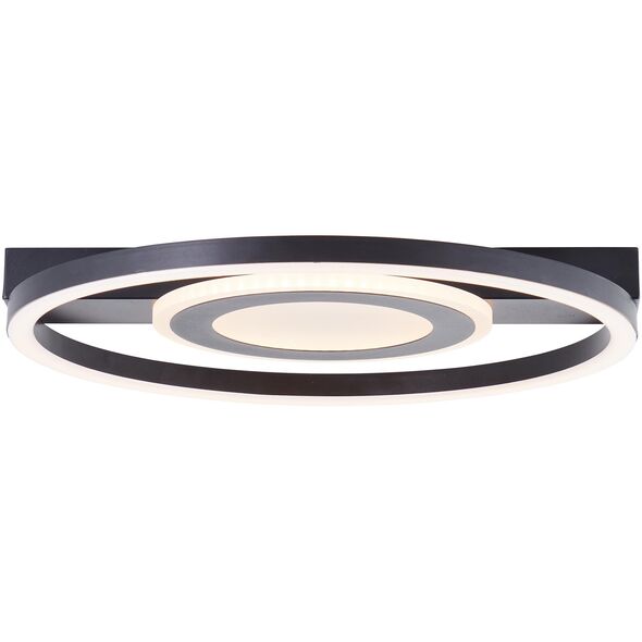Φωτιστικό οροφής LED BRILLIANT MAUREEN, 22 W, 3000 K, 2900 lm, μαύρο, O 37 x 5 cm