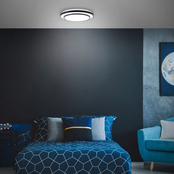 Φωτιστικό οροφής LED BRILLIANT LUCIANO, 36W, CCT3000-6500K, 3800lm, DIM, O49.5x7cm, με τηλεχειριστήριο