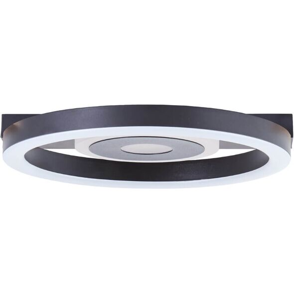Φωτιστικό οροφής LED BRILLIANT MAUREEN, 12 W, 3000 K, 1100 lm, μαύρο, O 20 x 5 cm
