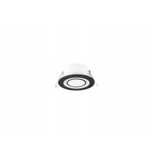 Ενσωματωμένο LED φως TRIO CORE, 5 W, 3000 K, 450 lm, 2 πηγές φωτός, μαύρο, O8.2 cm