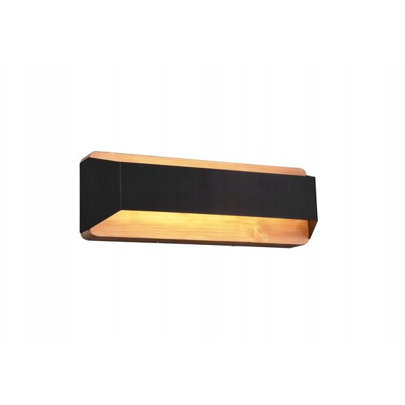 LED wall light TRIO ARINO, 3000 K, 1 x 13.5 W, 1500 lm, dimmable, black, 35 cm