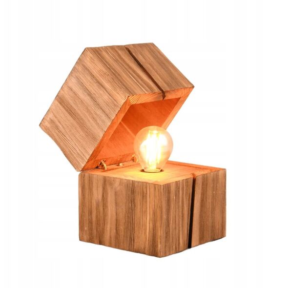 Φωτιστικό τραπεζιού TRIO TREASURE 1xE14 max 2W 225lm(περιλαμβάνεται) χρώμα ξύλου 16x12x12cm