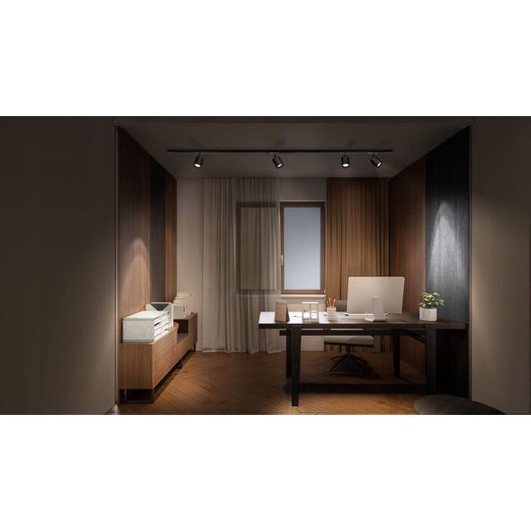 Έξυπνος LED προβολέας ράγας LEDVANCE TRACKLIGHT OSAKA, 8W, 2700-6500K, 500lm, 80deg, μαύρο
