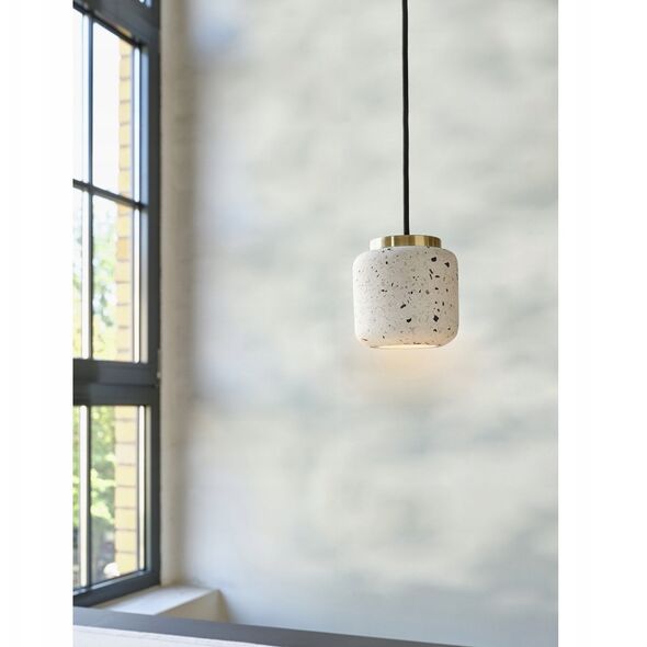 Φωτιστικό κρεμαστό LEDVANCE TERRAZZO BALLPENDANT GU10 max 5W λευκή πέτρα 10x150cm