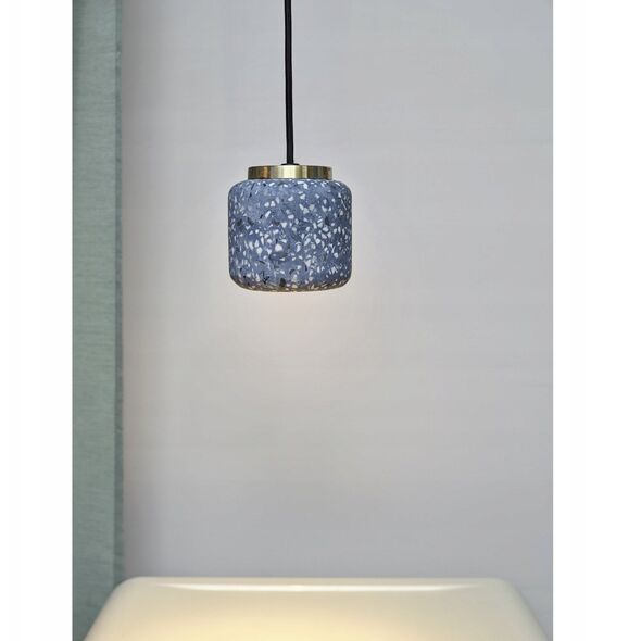 Φωτιστικό κρεμαστό LEDVANCE TERRAZZO BALLPENDANT GU10 max 5W μπλε πέτρα 10x150cm