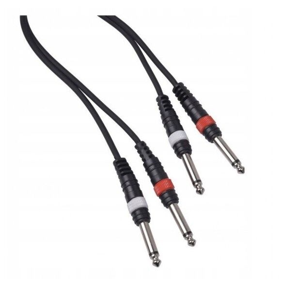 ΚΑΛΩΔΙΟ4ΜΕ 2x jack mono 6,3mm 2x jack mono 6,3mm 3m