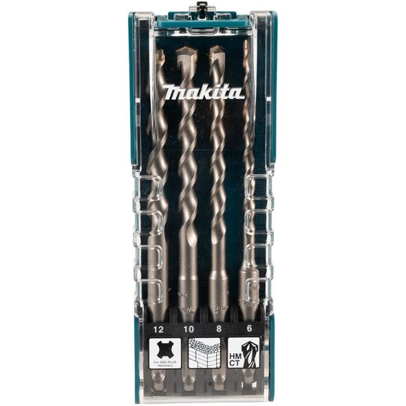 SDS-PLUS TCT DRILL BIT SET 4-PCS