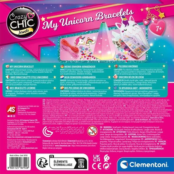SET CREATIVE UNICORNS BRACELETS 18792