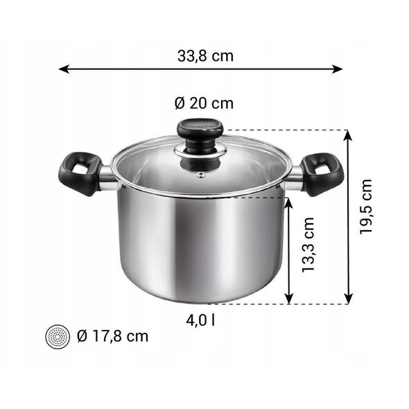 Σετ κατσαρολών BRAVA 8 τεμ 730808.00 8592973123333