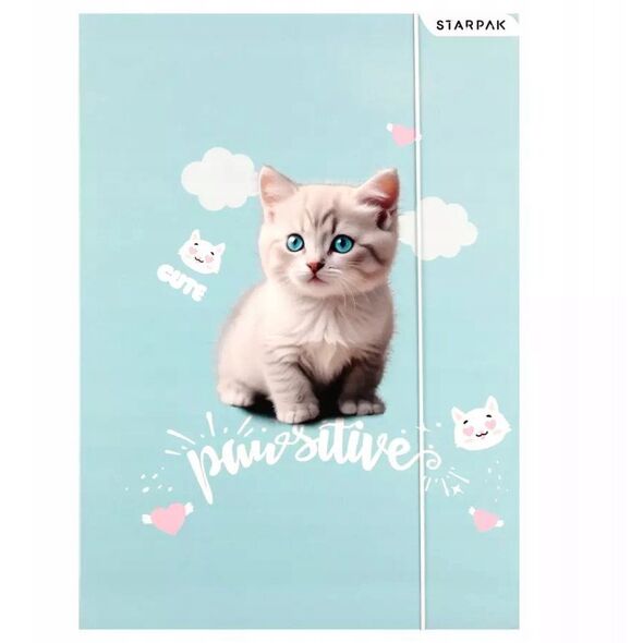 Φάκελος με λάστιχο Α4 KITTY Starpak FOL10/100