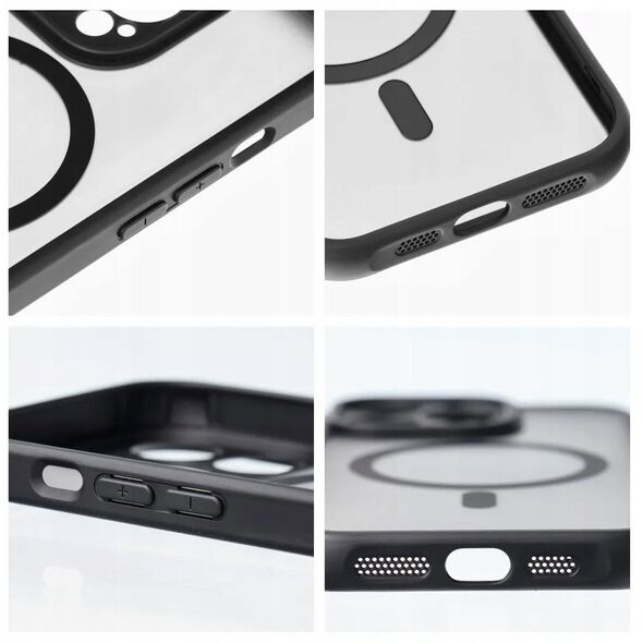 Θήκη FULL MATTE MAG COVER συμβατή με MagSafe για XIAOMI REDMI NOTE 14 PRO PLUS 5G μαύρο