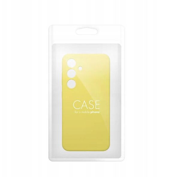 Θήκη SILICONE 2mm για SAMSUNG S25 Edge κίτρινο