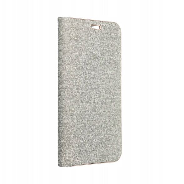Θήκη LUNA Book Gold για SAMSUNG S25 Edge ασημί