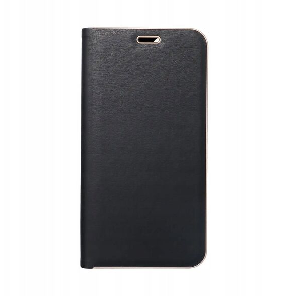 Θήκη LUNA Book Gold για SAMSUNG S25 Edge μαύρο