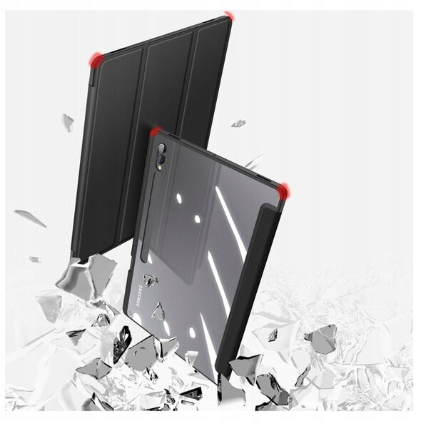 DUX DUCIS θήκη TOBY με χώρο για γραφίδα για SAMSUNG Tab S10 Ultra/S9 Ultra/S8 Ultra μαύρο