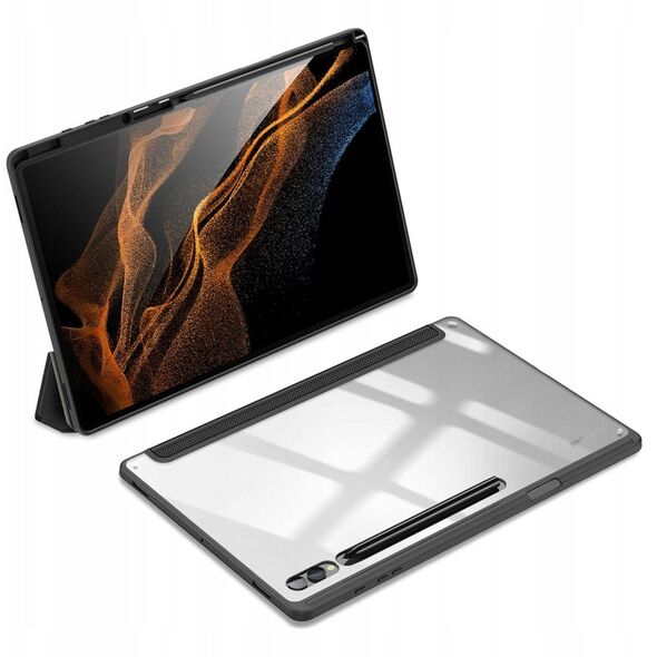 DUX DUCIS θήκη TOBY με χώρο για γραφίδα για SAMSUNG Tab S10 Ultra/S9 Ultra/S8 Ultra μαύρο