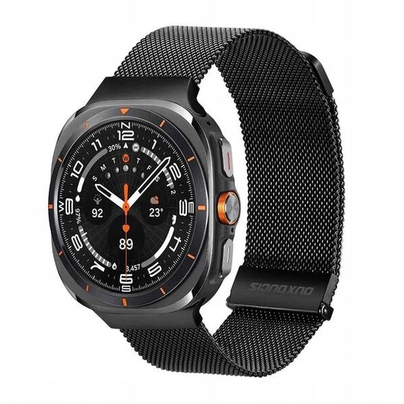 DUX DUCIS λουράκι MIXTURE PRO πλεκτό για Samsung Watch 47 mm μαύρο