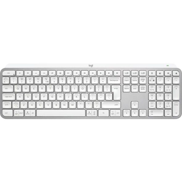 Logitech MX Keys S Ασύρματο Bluetooth Πληκτρολόγιο Αγγλικό US (920-011588) (LOGMXKEYSSWH) έως 12 άτοκες Δόσεις