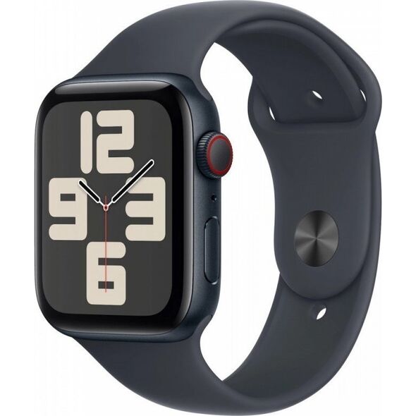 Smartwatch Apple Watch SE GPS + Cellular 44mm Midnight Alu Sport S/M Czarny  (MXGL3ET/A)