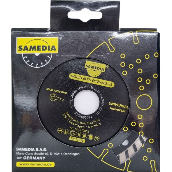 Ας το πούμε αυτό. SAMEDIA MTS 125 x 22 mm