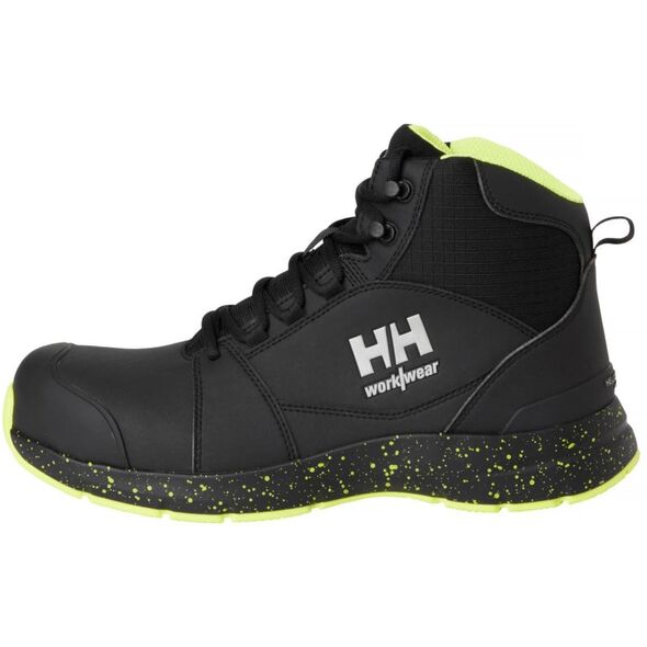Παπούτσια HELLY HANSEN Barcode MXR Mid S3S, μαύρο/κίτρινο 44