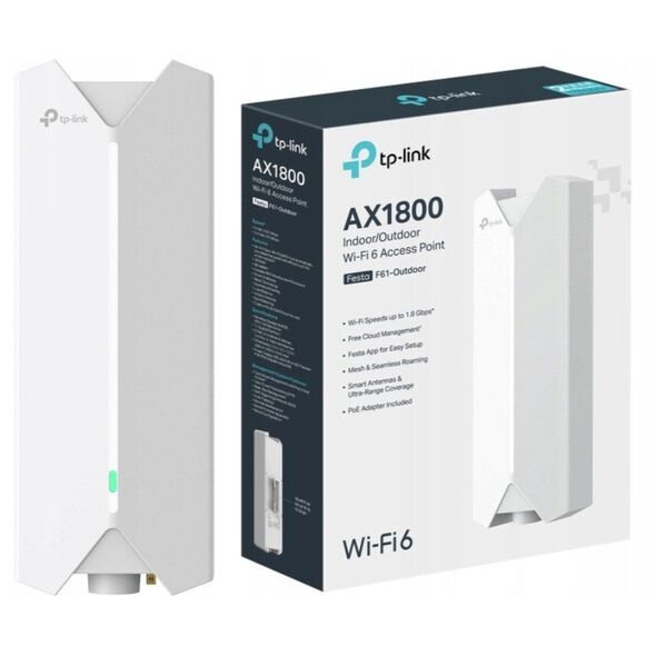 TP-Link Festa F61-Outdoor AX1800 Indoor/Outdoor WiFi 6 AP