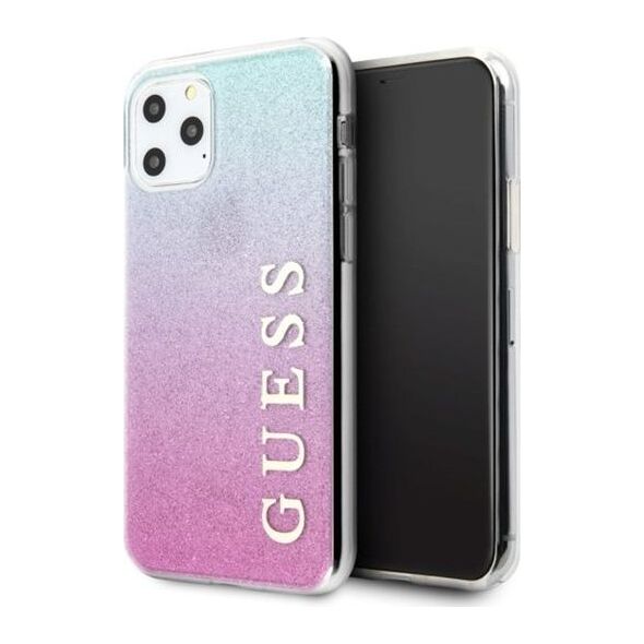 Guess GUESS HARD CASE 4G GLITTER GUHCN58PCUGLPBL IPHONE 11 PRO RÓŻOWO-NIEBIESKI standard