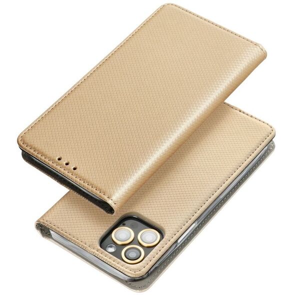 Θήκη SMART CASE Book για MOTOROLA G75 χρυσό