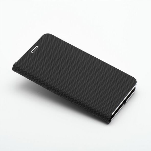 Θήκη LUNA Book Carbon για SAMSUNG A06 μαύρο