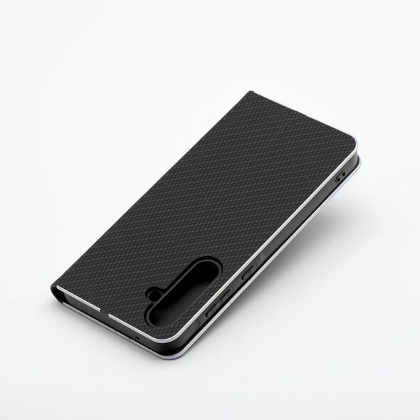 Θήκη LUNA Book Carbon για SAMSUNG A06 μαύρο