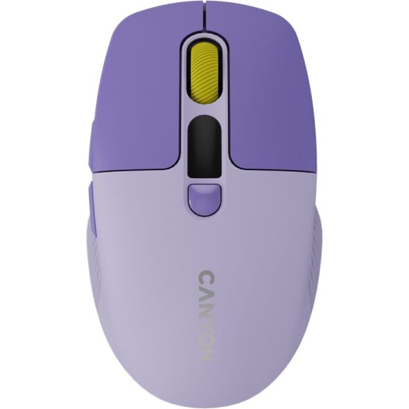 CANYON Ασύρματο ποντίκι MW-26 LCD Αθόρυβο Δύο λειτουργίες Μωβ