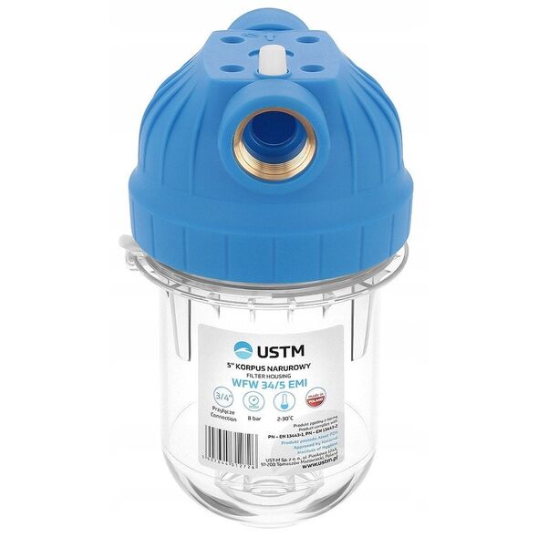 USTM σώμα φίλτρου 5" EMI διπλό o-ring 3/4" WFW34/5-EMI