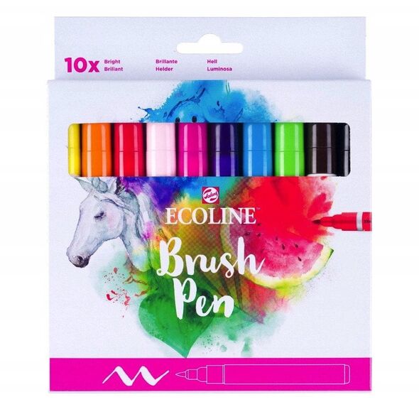 Σετ πινέλων Ecoline Bright | 10 χρώματα