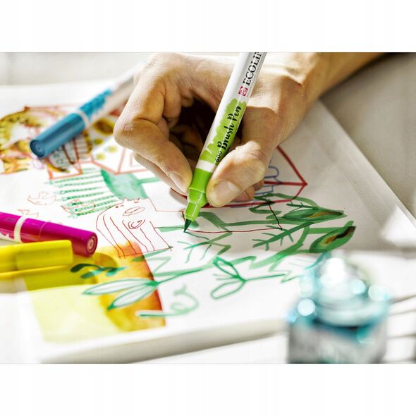 Σετ πινέλων Ecoline Bright | 10 χρώματα