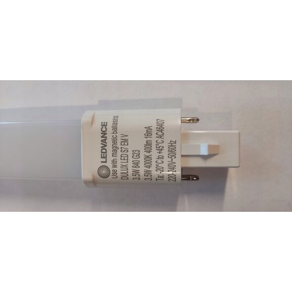 OSRAM DULUX LED S 400lm 3,5W/840 (7W) G23 EM/230V