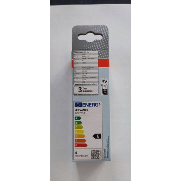 OSRAM DULUX LED S 400lm 3,5W/840 (7W) G23 EM/230V