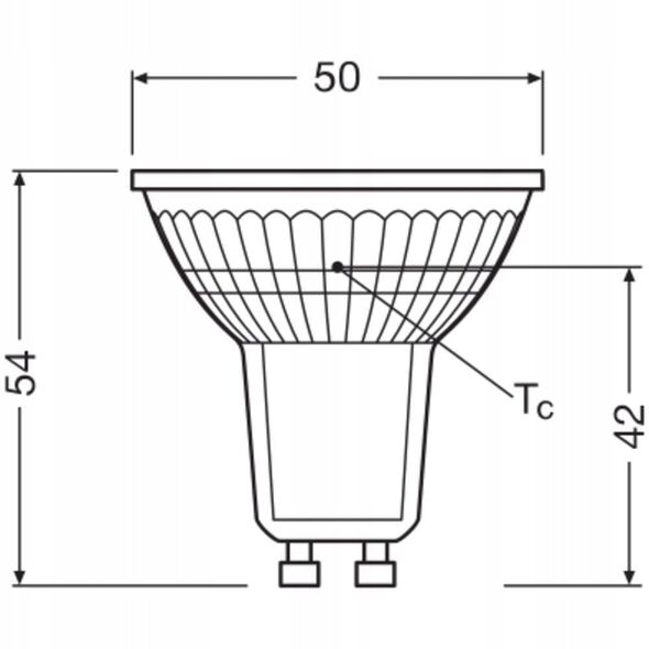 OSRAM 4099854245190 LED-ανακλαστική λάμπα EEK A (A - G) GU10 Ανακλαστήρας 1.3 W = 35 W Θερμό λευκό (Ø x H) 50 mm x 50 mm 1 τεμ