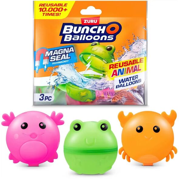 Επαναχρησιμοποιούμενα Ζωάκια Νερού Bunch O Balloons 3 Πακέτο