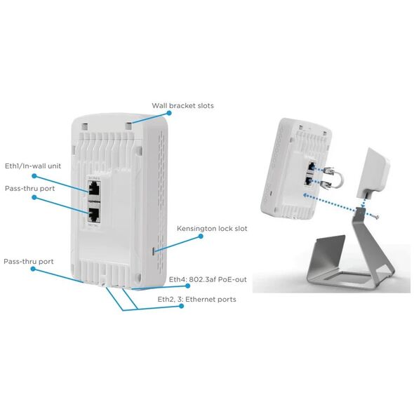 Εσωτερικός Σημείο Πρόσβασης Cambium Cnpilot E430W E430H Eu | Ac Mimo, 2,4Ghz, 5Ghz, 4X Rj45 1000Mb/S