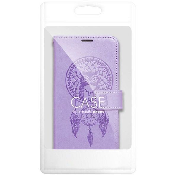 Θήκη MEZZO Book για SAMSUNG S25 Ultra ονειροπαγίδα μωβ