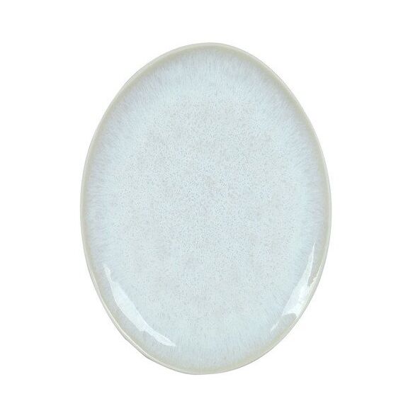 PLATE EMBOS OUT GLAZE INS WHITE 27CM