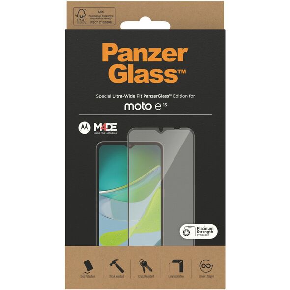 PanzerGlass Screen Protector Motorola moto e13 UWF