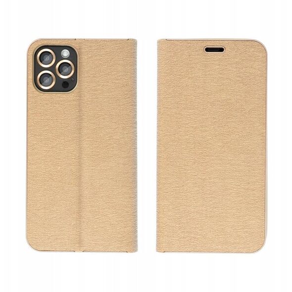 Θήκη LUNA Book Gold για SAMSUNG S25 χρυσό
