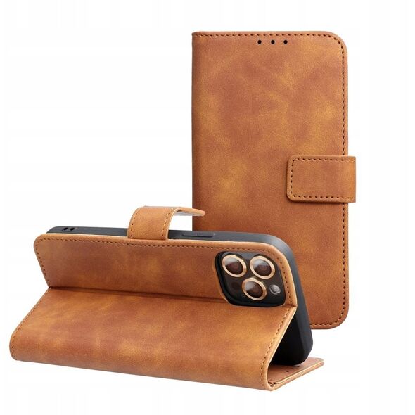 Θήκη TENDER Book για SAMSUNG S25 Plus καφέ
